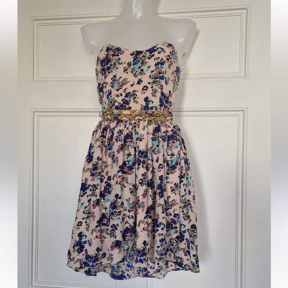 Zimmermann Floral Mini Dress - Blue and Pink